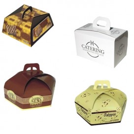 Brand Printed & Custom – made Small tulip boxes for Cakes and Log Cake 